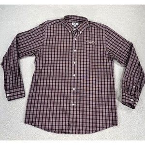 Cutter & Buck Florida State‎ Seminoles Men’s Sz M Square Check Long Sleeve Shirt